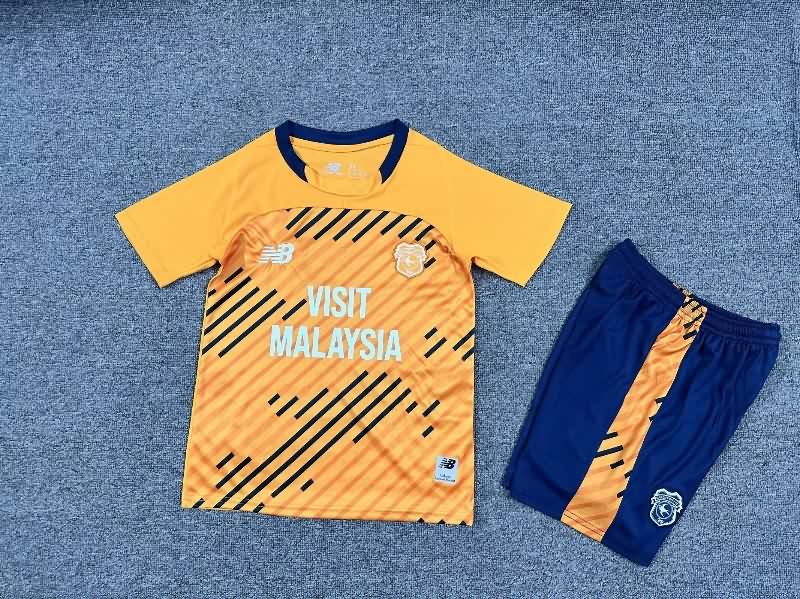 Cardiff City 25/26 Kids Third Soccer Jersey And Shorts
