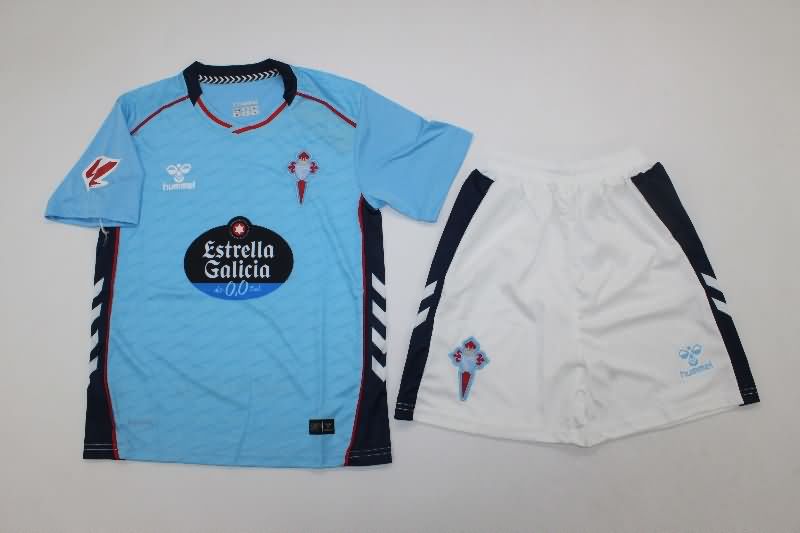 Celta 25/26 Kids Home Soccer Jersey And Shorts