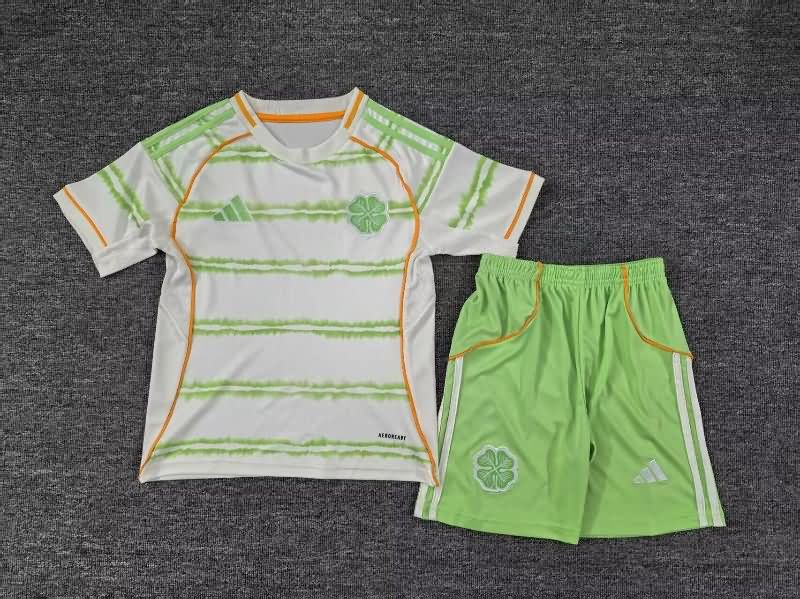 Celtic 25/26 Kids Third Soccer Jersey And Shorts