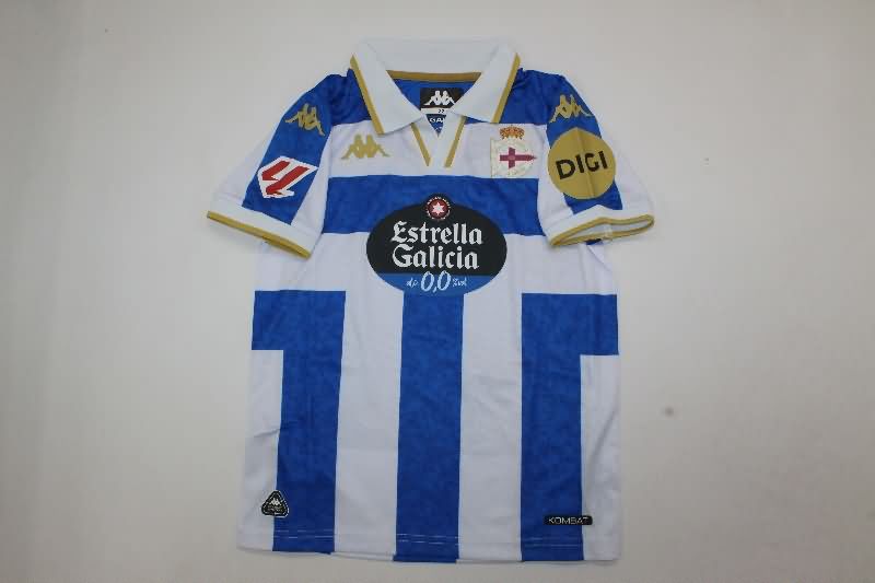 Deportivo La Coruna 25/26 Kids Home Soccer Jersey And Shorts