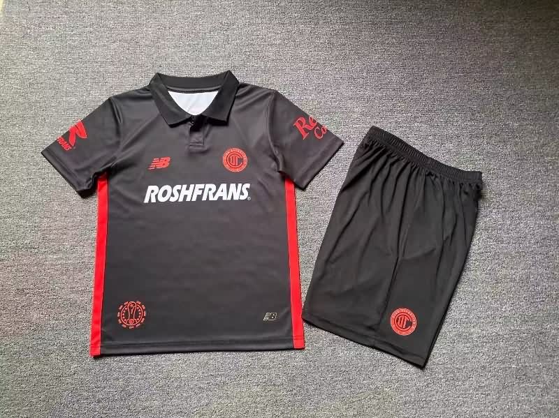 Deportivo Toluca 25/26 Kids Third Soccer Jersey And Shorts