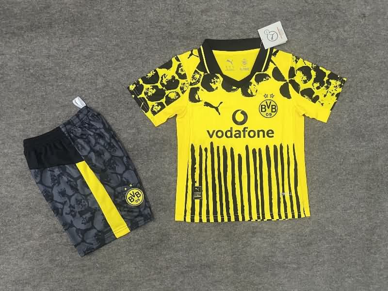 Dortmund 2025 Kids Club World Cup Home Soccer Jersey And Shorts