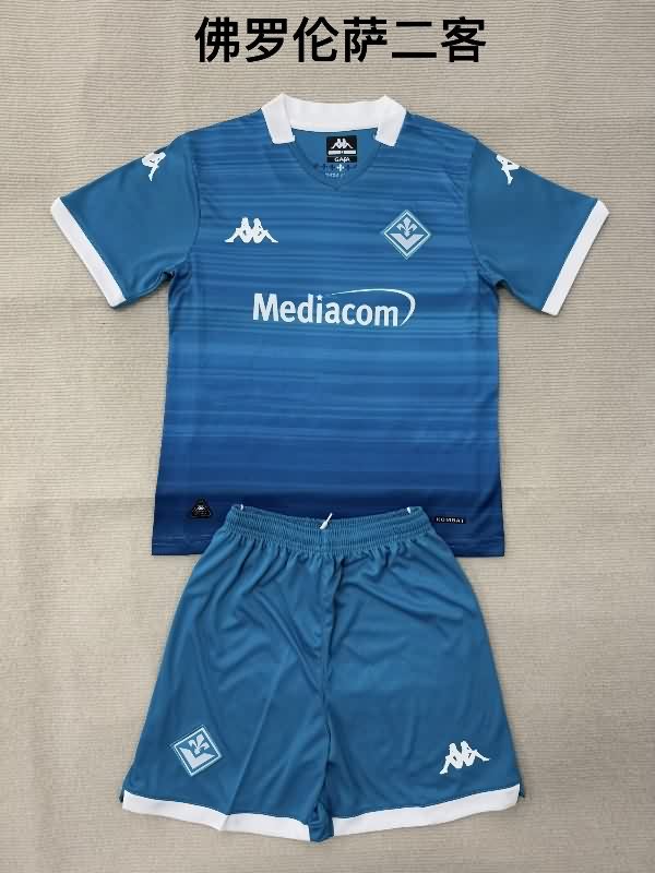 Fiorentina 25/26 Kids Third Soccer Jersey And Shorts