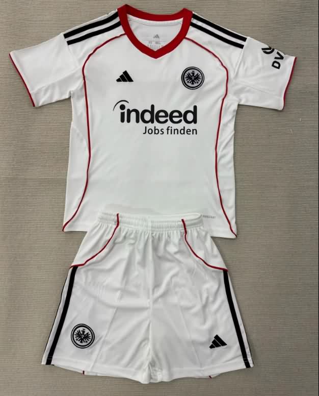 Frankfurt 25/26 Kids Away Soccer Jersey And Shorts