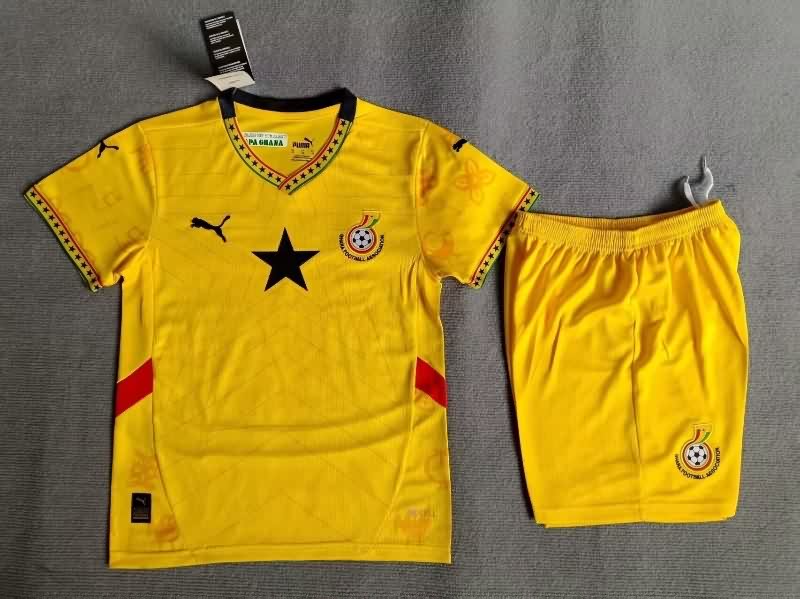 Ghana 25/26 Kids Away Soccer Jersey And Shorts
