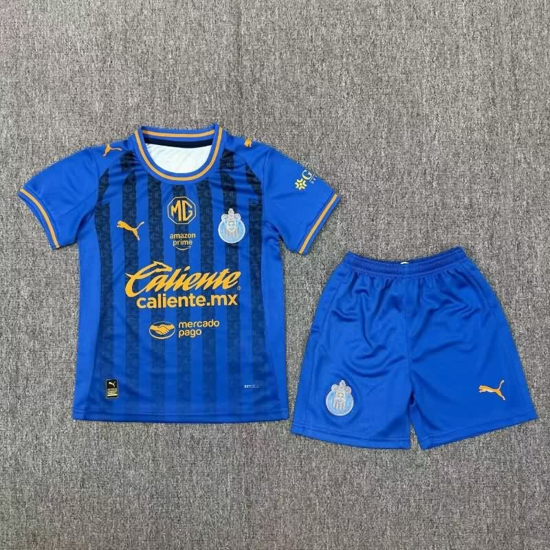 Guadalajara 25/26 Kids Third Soccer Jersey And Shorts