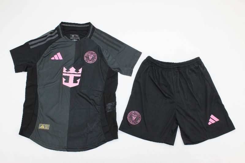 Inter Miami 2025 Kids Away Soccer Jersey And Shorts (Player)