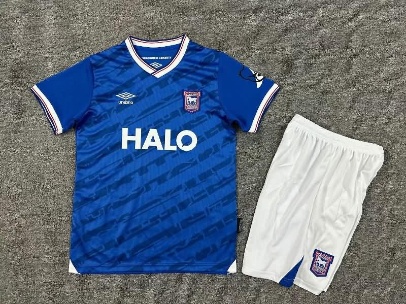 Ipswich Town 25/26 Kids Home Soccer Jersey And Shorts