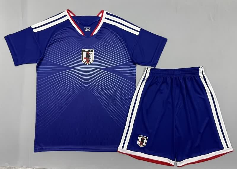 Japan 25/26 Kids Home Soccer Jersey And Shorts