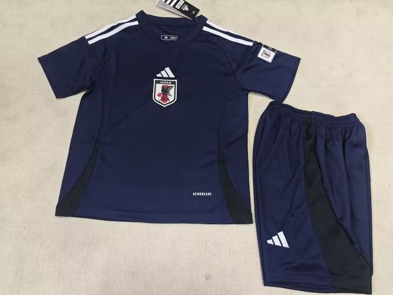 Japan 2025 Kids Home Soccer Jersey And Shorts