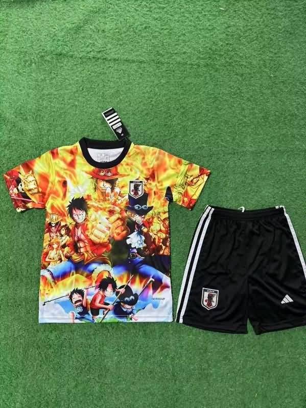 Japan 2025 Kids Special Soccer Jersey And Shorts 22