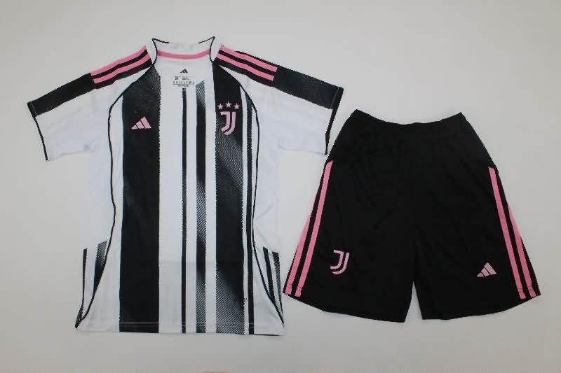 Juventus 25/26 Kids Home Soccer Jersey And Shorts