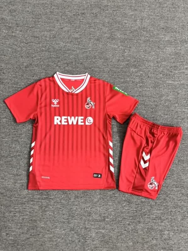 Koln 25/26 Kids Away Soccer Jersey And Shorts