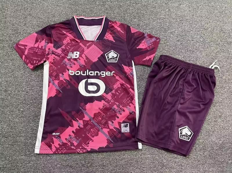 Lille 25/26 Kids Fourth Soccer Jersey And Shorts