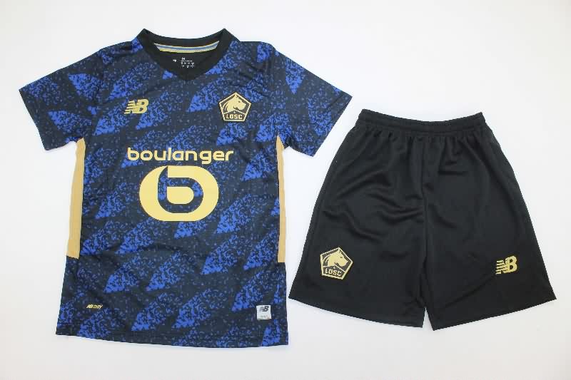 Lille 25/26 Kids Third Soccer Jersey And Shorts