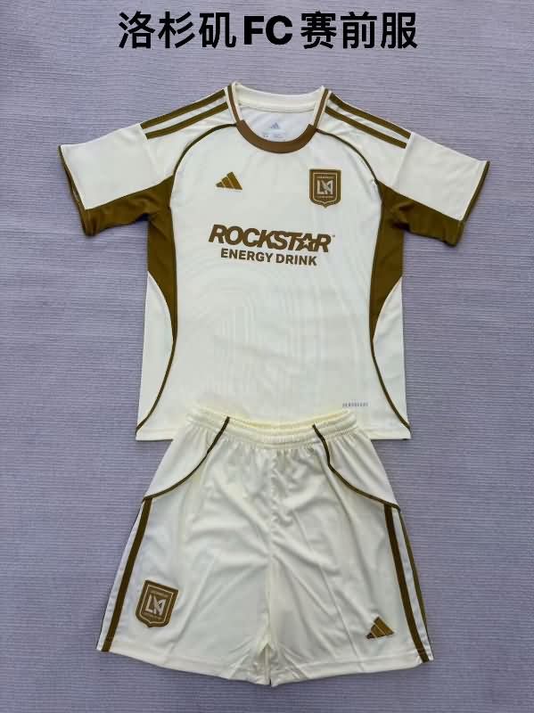 Los Angeles FC 2025 Kids Training Soccer Jersey And Shorts
