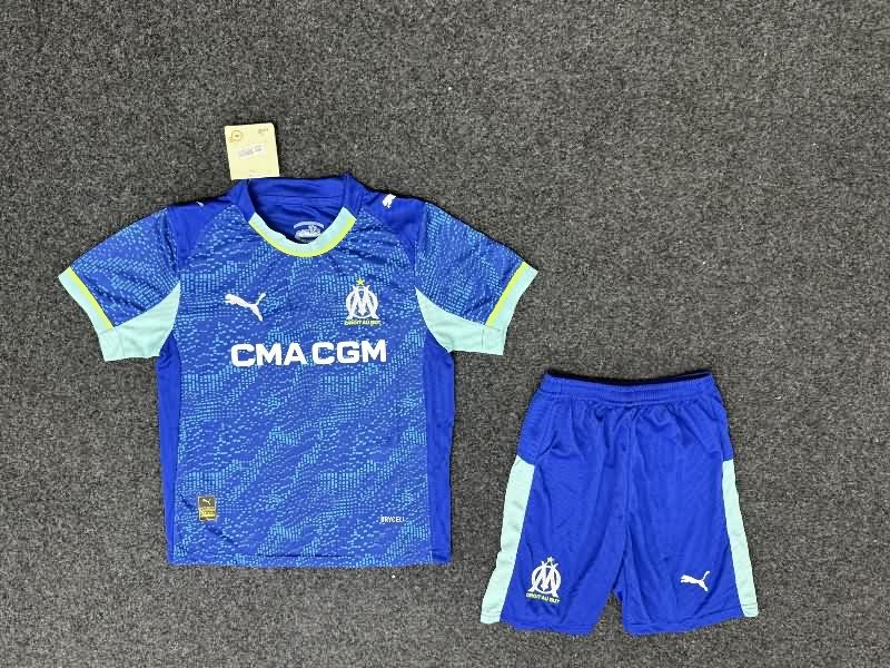 Marseilles 25/26 Kids Third Soccer Jersey And Shorts