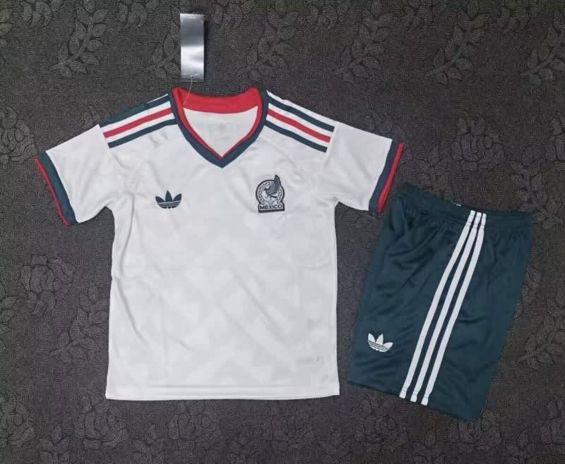 Mexico 25/26 Kids Away Soccer Jersey And Shorts