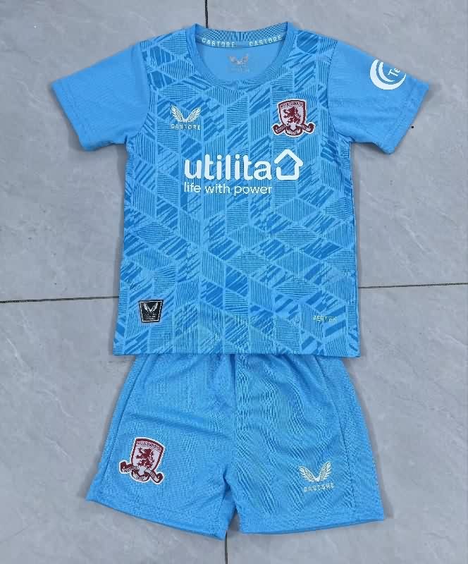 Middlesbrough 25/26 Kids Third Soccer Jersey And Shorts