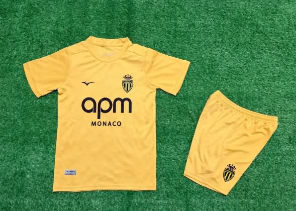 Monaco 25/26 Kids Third Soccer Jersey And Shorts