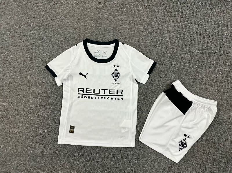 Monchengladbach 25/26 Kids Home Soccer Jersey And Shorts