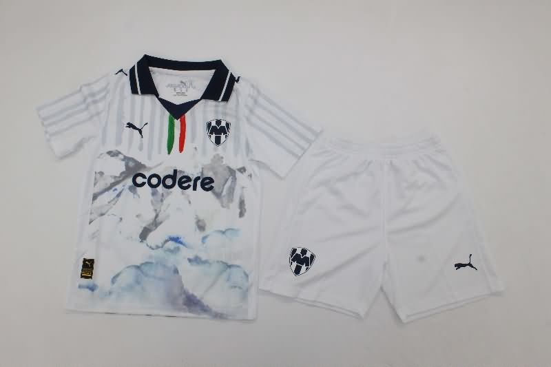 Monterrey 2025 Kids Club World Cup Away Soccer Jersey And Shorts