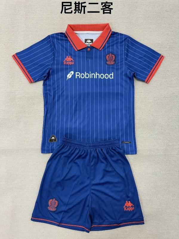 OGC Nice 25/26 Kids Third Soccer Jersey And Shorts