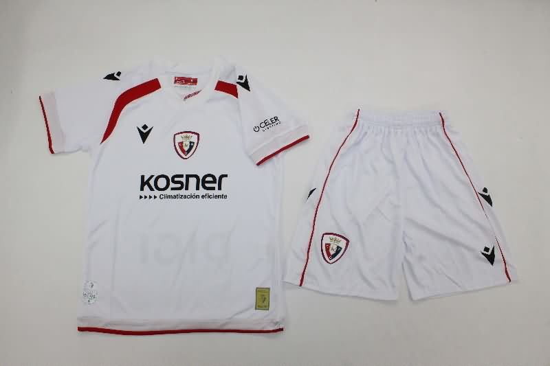 Osasuna 25/26 Kids Away Soccer Jersey And Shorts