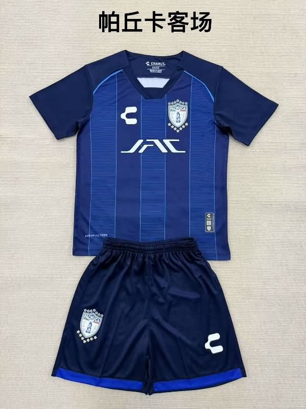 Pachuca 25/26 Kids Away Soccer Jersey And Shorts