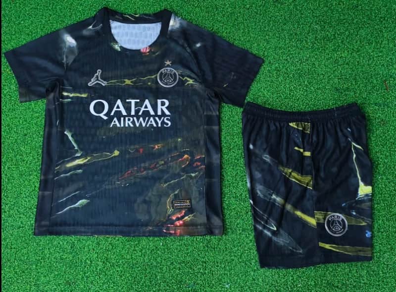 Paris St Germain 25/26 Kids Fifth Soccer Jersey And Shorts (Player)