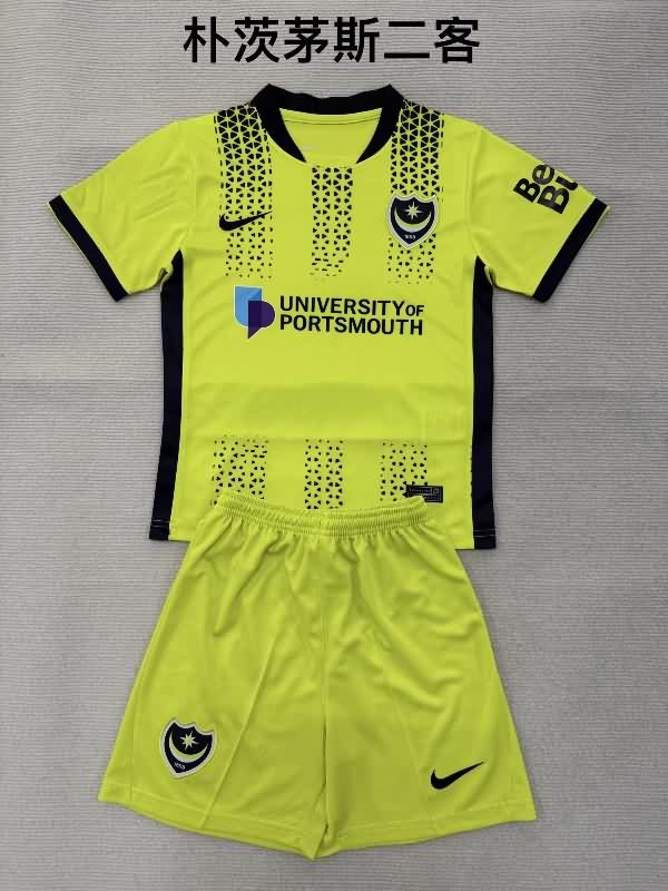 Portsmouth 25/26 Kids Third Soccer Jersey And Shorts