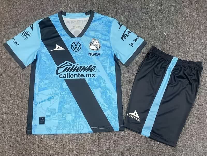 Puebla 25/26 Kids Third Soccer Jersey And Shorts
