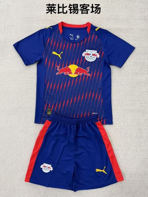 RB Leipzig 25/26 Kids Away Soccer Jersey And Shorts