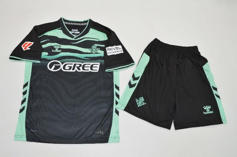 Real Betis 25/26 Kids Third Soccer Jersey And Shorts
