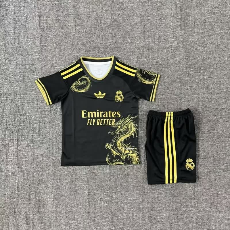 Real Madrid 25/26 Kids Special Soccer Jersey And Shorts 06