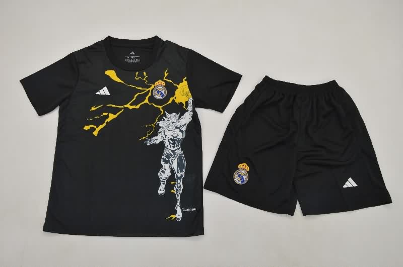 Real Madrid 25/26 Kids Special Soccer Jersey And Shorts 09