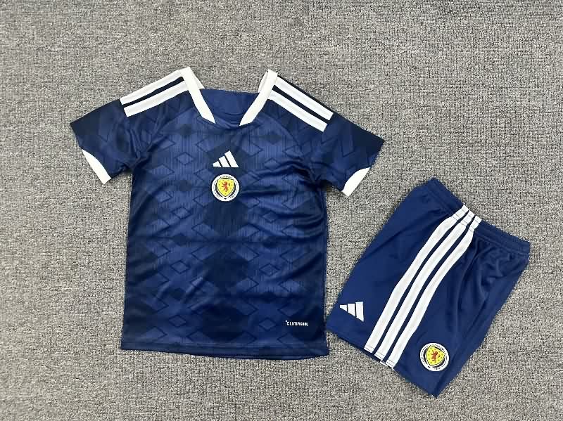 Scotland 2026 Kids Home Soccer Jersey And Shorts