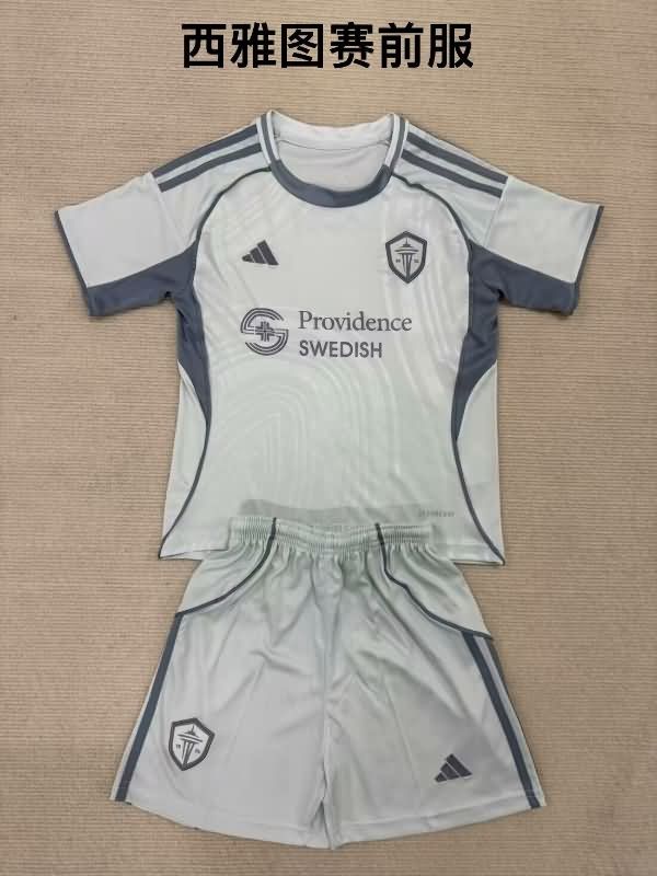 Seattle Sounders 2025 Kids Training Soccer Jersey And Shorts