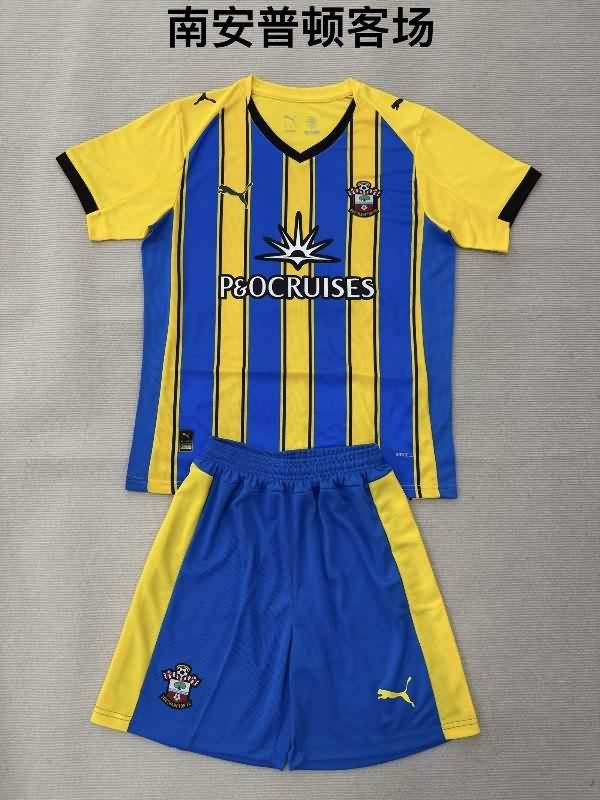 Southampton 25/26 Kids Away Soccer Jersey And Shorts