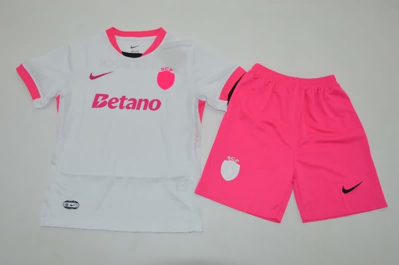 Sporting Lisbon 25/26 Kids Special Soccer Jersey And Shorts 02