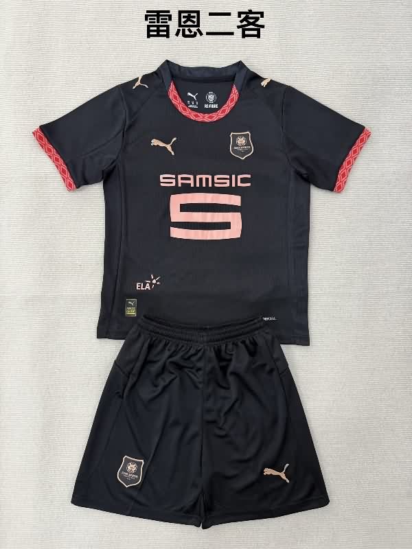 Stade Rennais 25/26 Kids Third Soccer Jersey And Shorts
