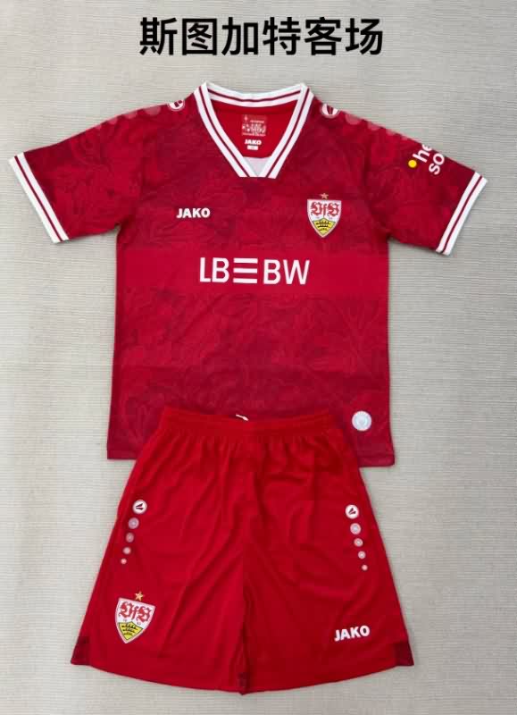 Stuttgart 25/26 Kids Away Soccer Jersey And Shorts