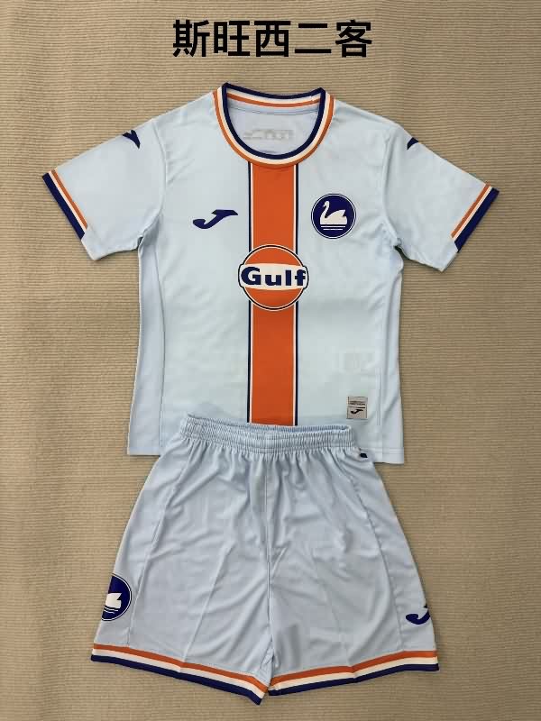 Swansea 25/26 Kids Third Soccer Jersey And Shorts
