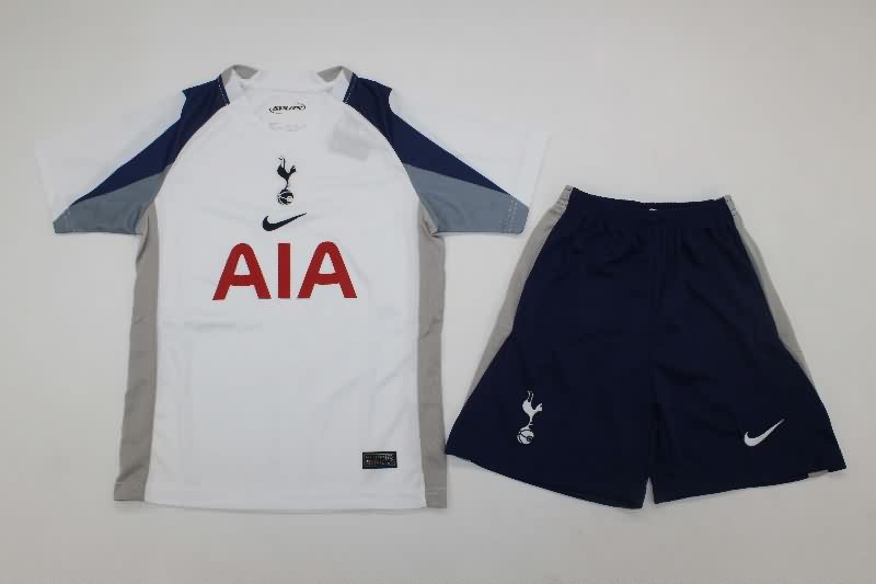 Tottenham Hotspur 25/26 Kids Home Soccer Jersey And Shorts