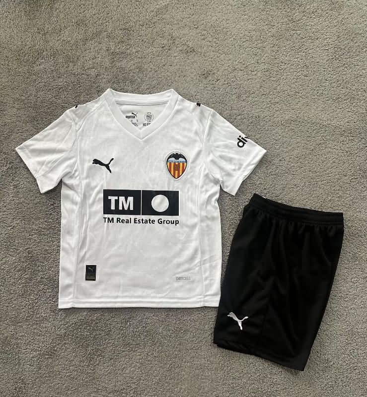 Valencia 25/26 Kids Home Soccer Jersey And Shorts