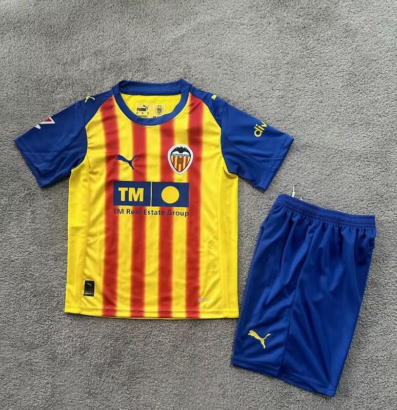 Valencia 25/26 Kids Third Soccer Jersey And Shorts