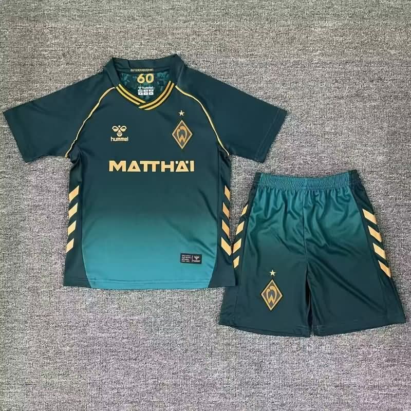 Werder Bremen 25/26 Kids Third Soccer Jersey And Shorts