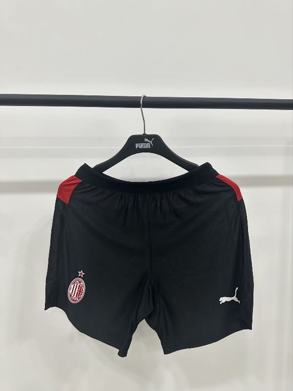AAA(Thailand) AC Milan 25/26 Home Soccer Shorts (Player)