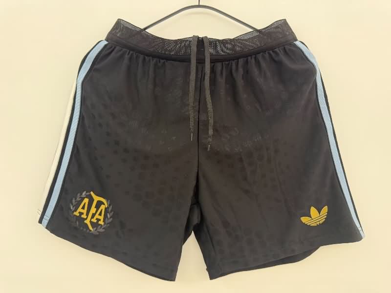 AAA(Thailand) Argentina 50th Anniversary Black Soccer Shorts (Player)