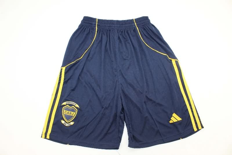 AAA(Thailand) Boca Juniors 2025 Home Soccer Shorts
